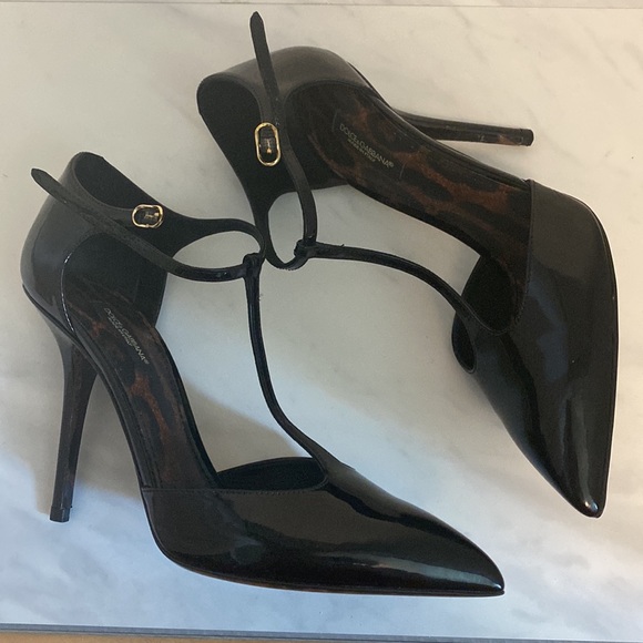 Black Patent Dolce & Gabbana Pump - Picture 8 of 9